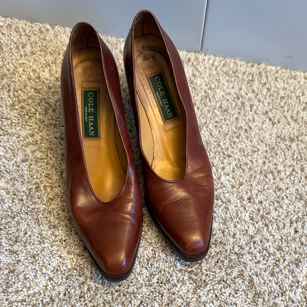 Cole Haan Women's Classic Brown Heels